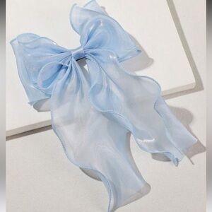 Hearth & Hand Sheer Sky Blue Hair Bow